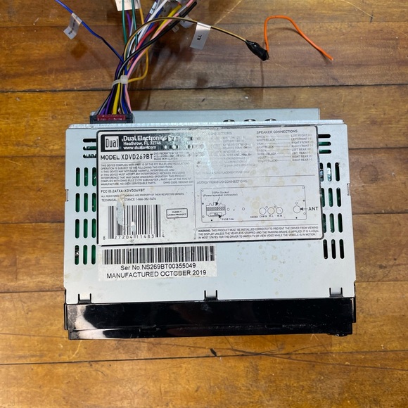 Dual 6.2″ AV DVD /Bluetooth /Touchscreen Car Stereo - Picture 5 of 8